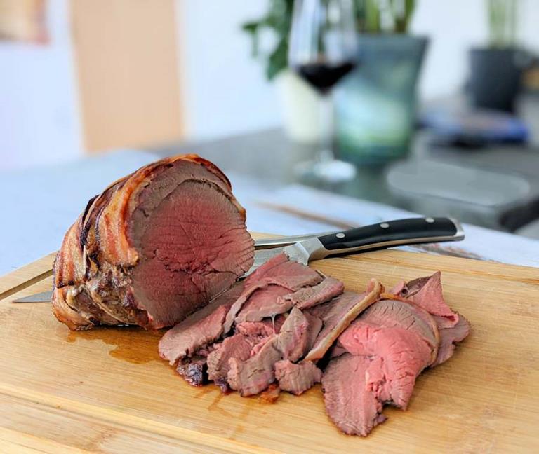 Roast Venison With Chocolate Sauce Recipe Cuisine Fiend